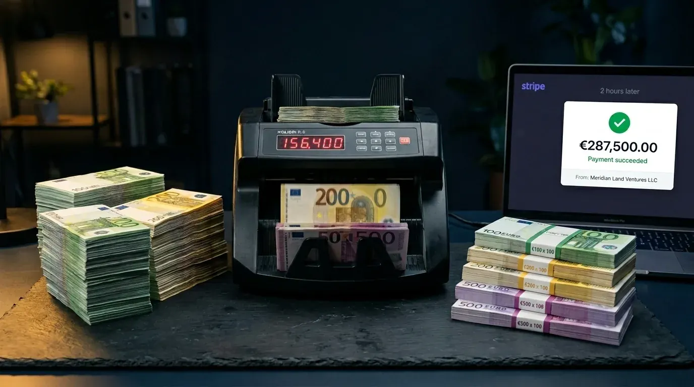 Cash at close