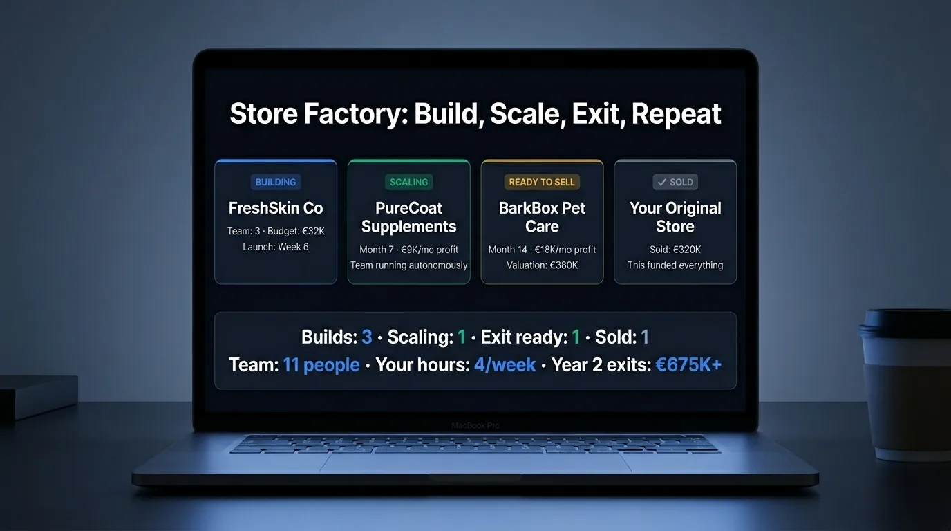 Build scale exit repeat